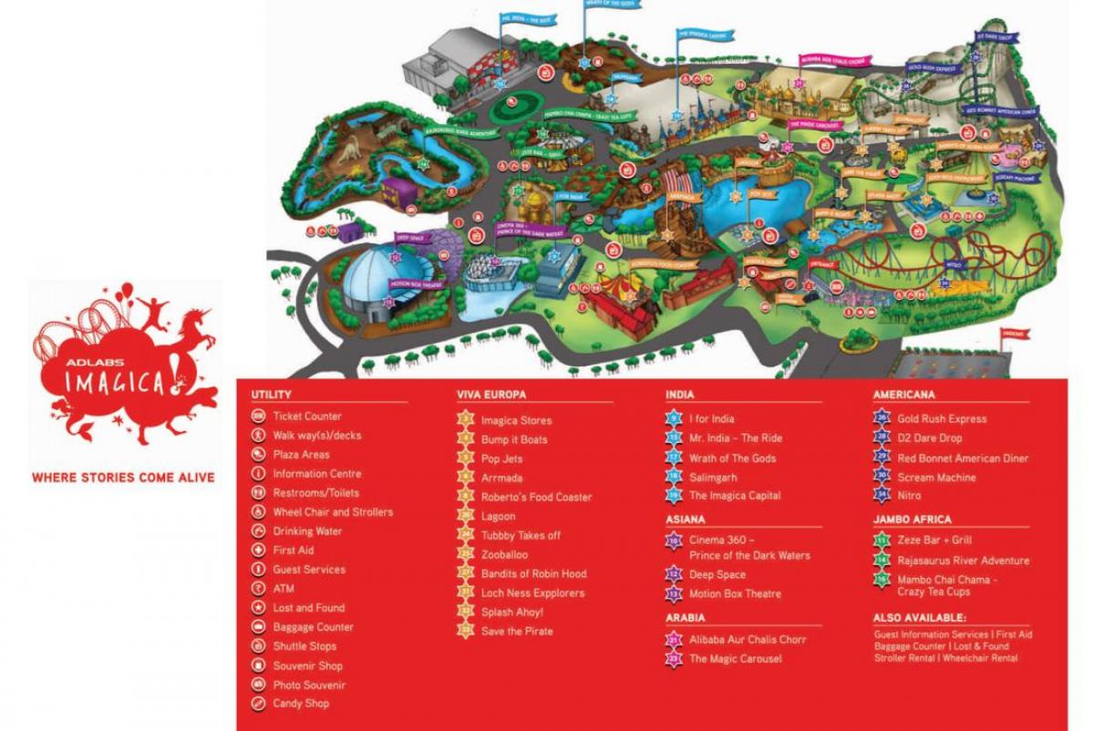 map of Imagica Mumbai map