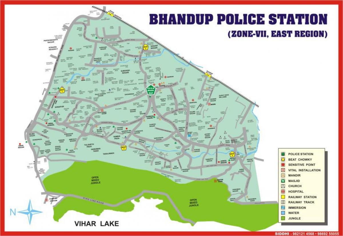 Mumbai Bhandup map