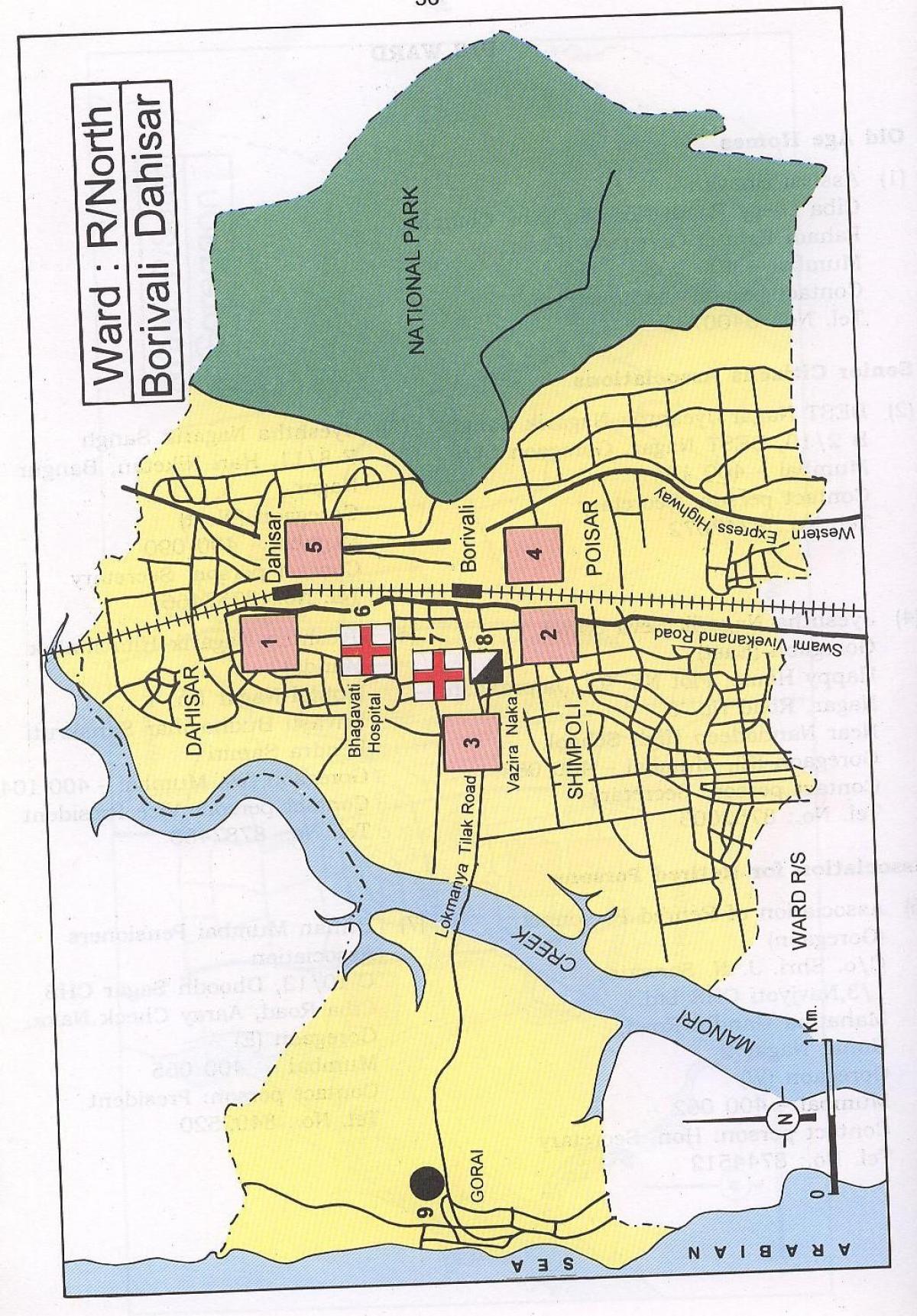 map of Dahisar Mumbai