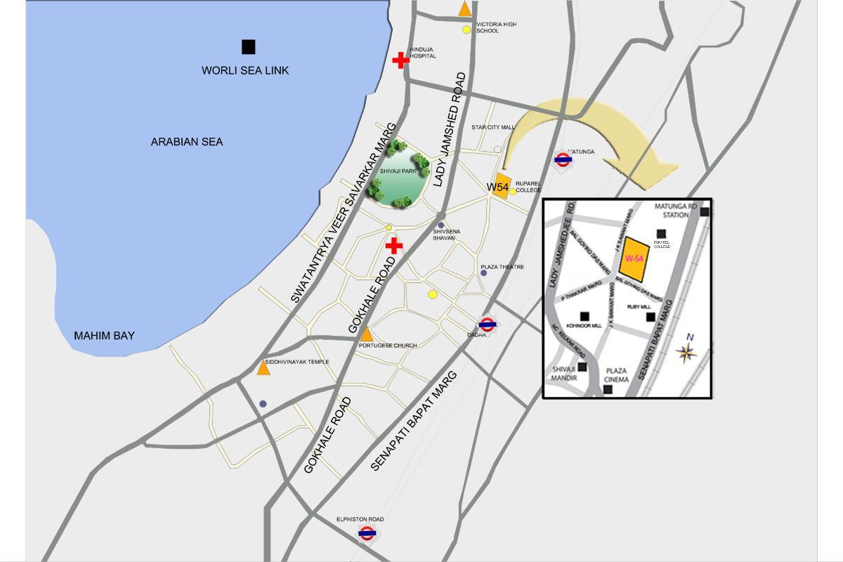 Mumbai Matunga map