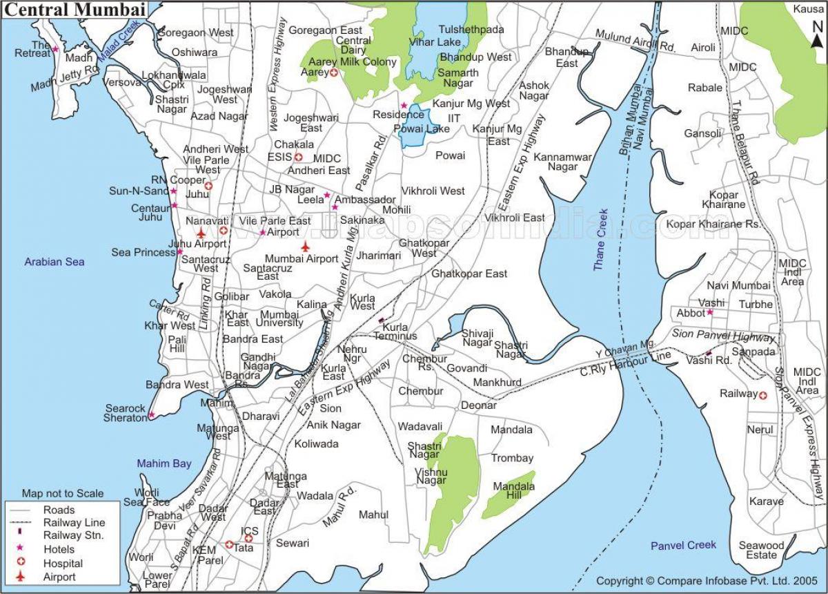 map of Mumbai central