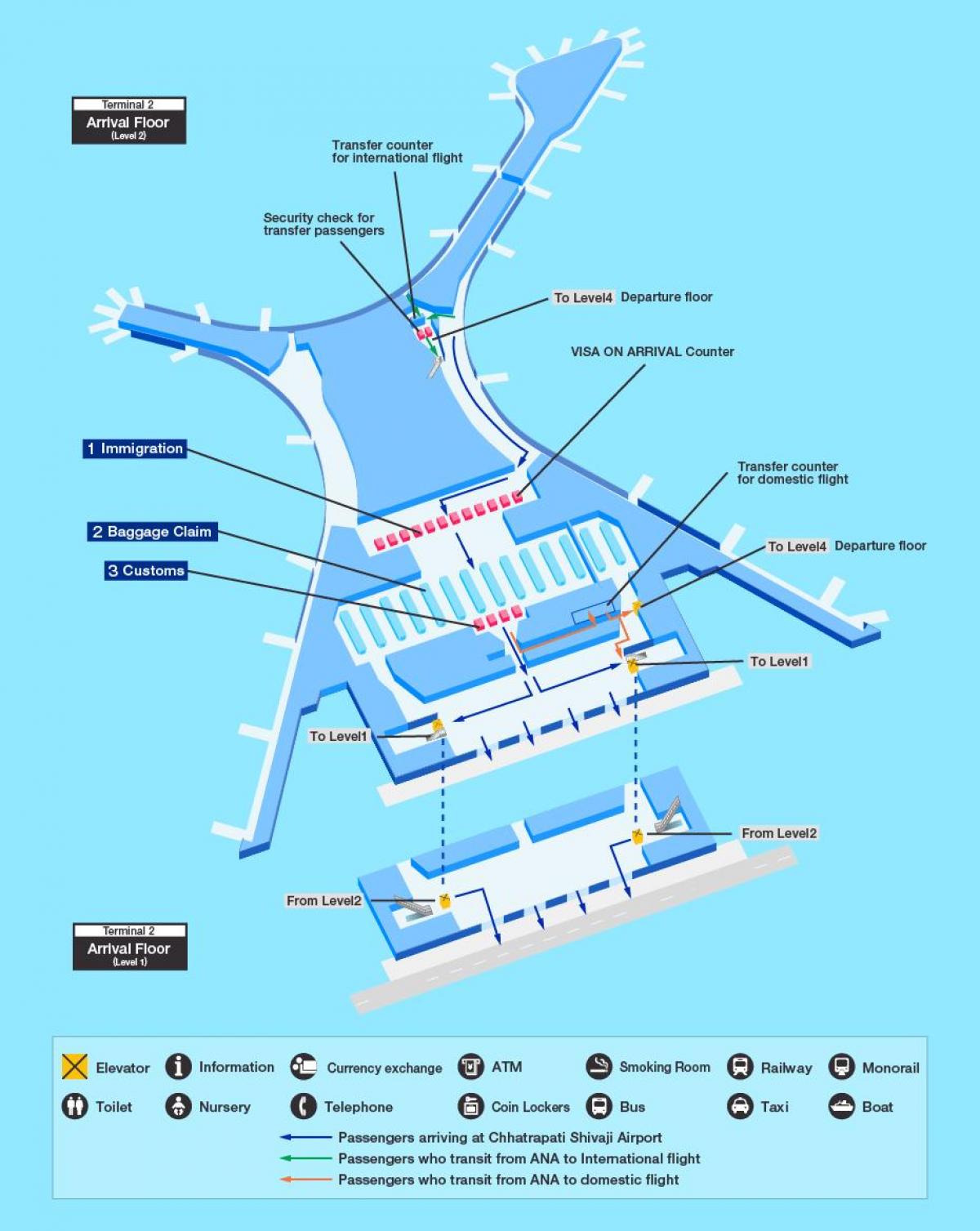 map of Mumbai international airport
