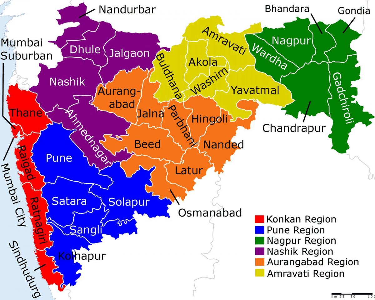 map of Maharashtra Mumbai