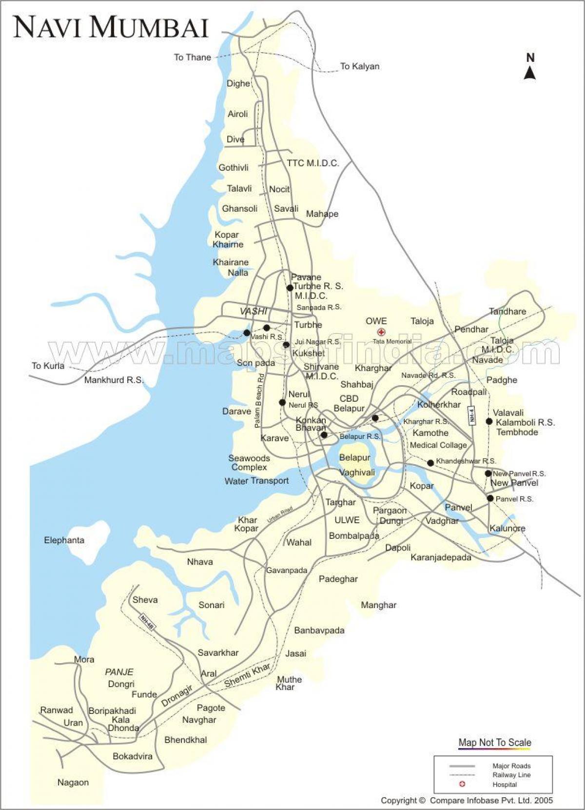 map of new Mumbai