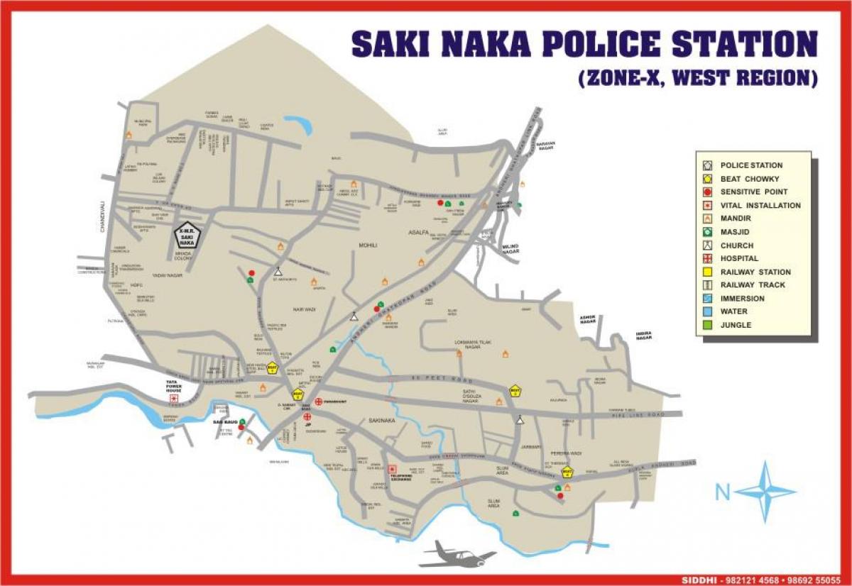 Mumbai Sakinaka map