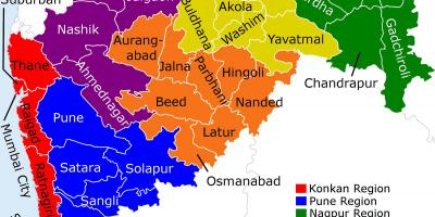 Map of Maharashtra Mumbai