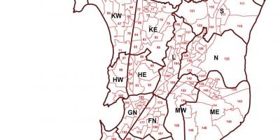 Ward map of Mumbai