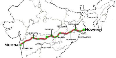 Nagpur Mumbai express highway map
