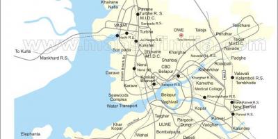 Map of new Mumbai